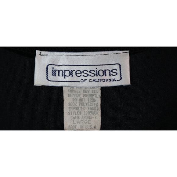 Vintage 90s Black Velvet Baby Tee Tshirt Top USA Practical Magic The Craft Large - Picture 3 of 6